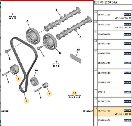 TRİGER SETİ MOKKA (P2QO) ASTRA (O5 ) 1.2 CROSSLAND X 208 301 308 508 5008 118 DIS EB2