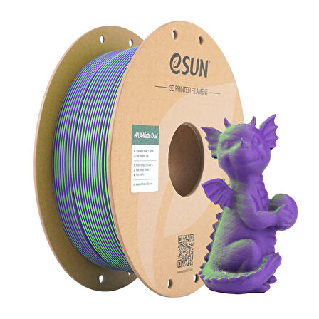 eSUN ePLA-Matte Dual Yeşil Mor Filament 1.75 mm 1 Kg