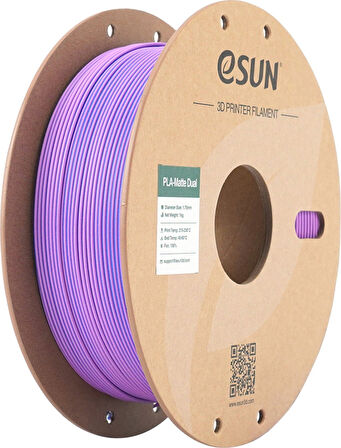 eSUN ePLA-Matte Dual Mor Mavi Filament 1.75 mm 1 Kg