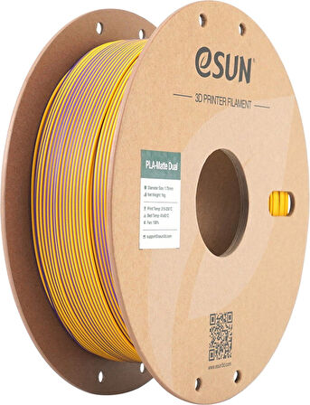 eSUN ePLA-Matte Dual Mor Sarı Filament 1.75 mm 1 Kg