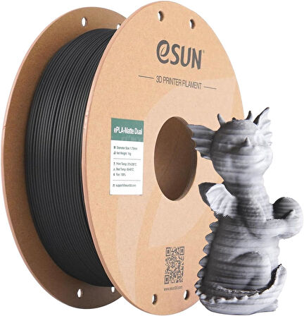 eSUN ePLA-Matte Dual Siyah Beyaz Filament 1.75 mm 1 Kg