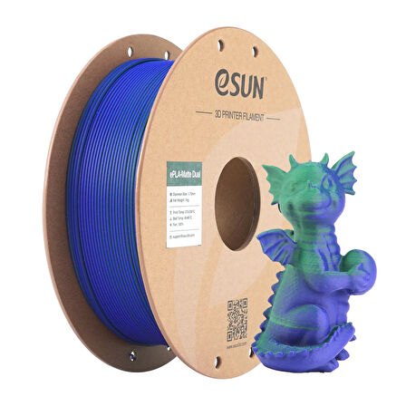 eSUN ePLA-Matte Dual Yeşil Mavi Filament 1.75 mm 1 Kg