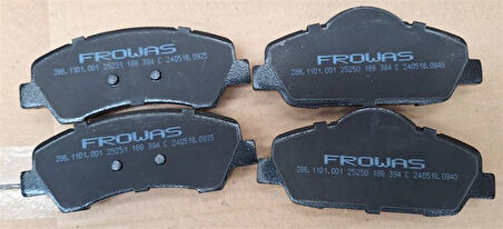 FREN BALATASI ON (133 MM) CITROEN C-ELYSEE C4 CACTUS PEUGEOT P308 P301 13-