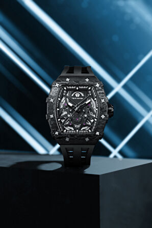 Elemental Serisi – Karbon Fiber Otomatik Saat TB8207CF Siyah