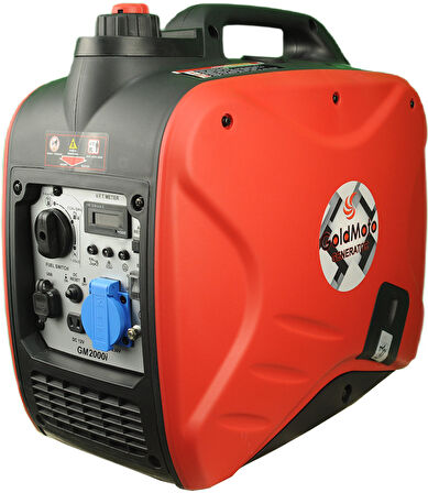 GoldMoto GM2000I Benzinli 2,5 Kva İnvertör Monofaze Jeneratör