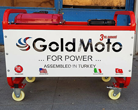 GoldMoto GM12BJBS Benzinli Jeneratör 11.8kVA Monofaze Marşlı