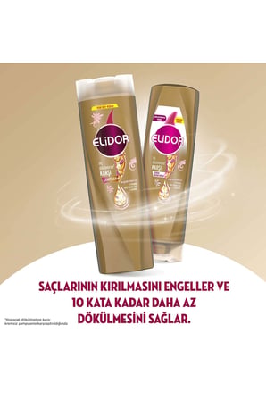 Elidor Superblend Saç Dökülmelerine Karşı Şampuan Chia Tohumu Yağı Arjinin 400 ml x 3 Adet