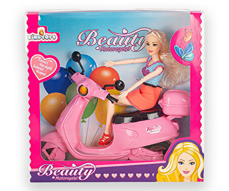 King Toys Beauty Motorcycle Mini Scooter Bebekli