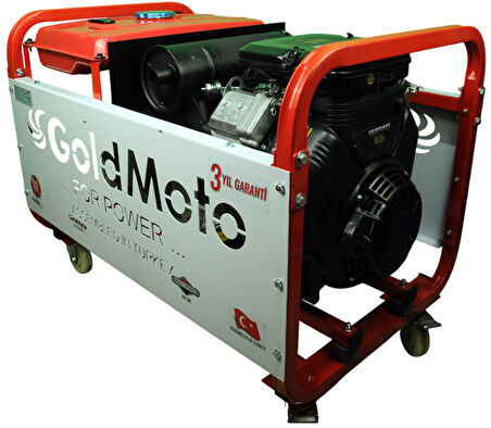 GoldMoto GM16BJBS Monofaze Marşlı Benzinli Jeneratör 14.6Kva