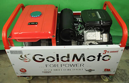 GoldMoto GM16BJBS Benzinli Jeneratör 14.6Kva Monofaze Marşlı