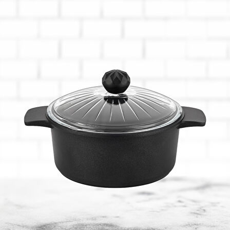 Kristal Derin Tencere 20 Cm