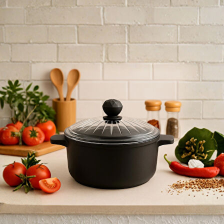 Kristal Derin Tencere 24 Cm