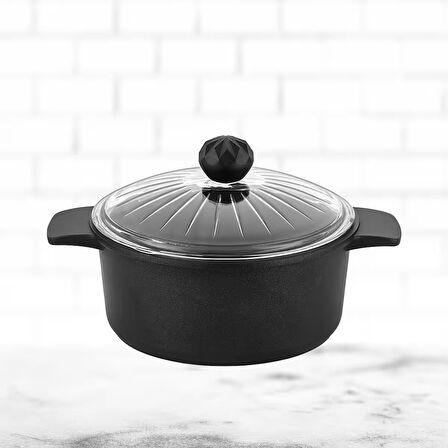 Kristal Derin Tencere 24 Cm