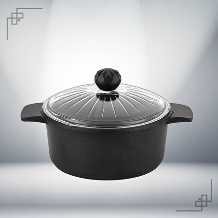 Kristal Derin Tencere 24 Cm