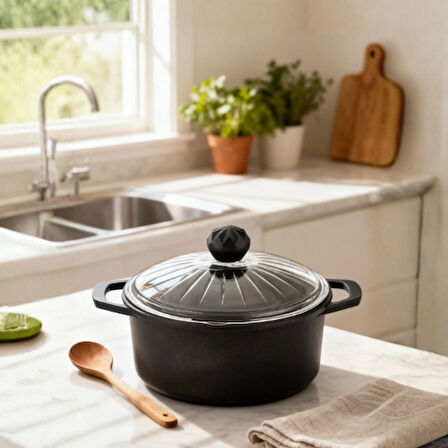 Elmas Derin Tencere 20 Cm