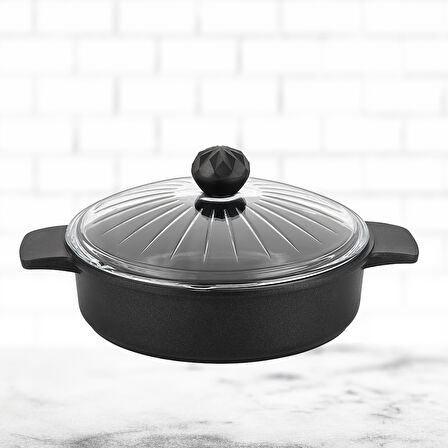 Kristal Basık Tencere 26 Cm