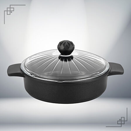 Kristal Basık Tencere 26 Cm