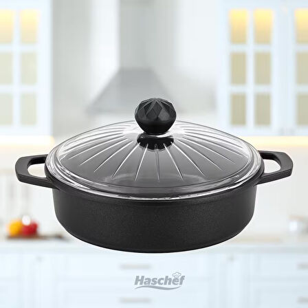 Elmas Basık Tencere 26 Cm