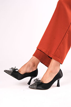 kadın abiye ayakkabbı dügün nişan SİYAH 37