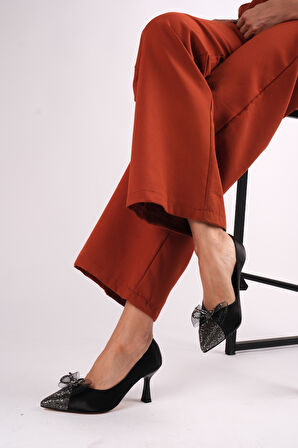 kadın abiye ayakkabbı dügün nişan SİYAH 40