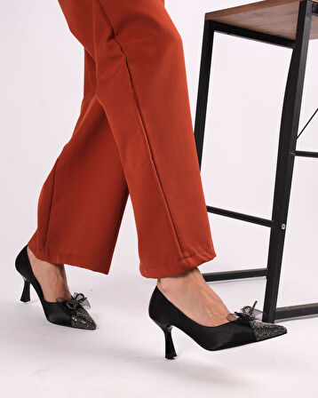 kadın abiye ayakkabbı dügün nişan SİYAH 40