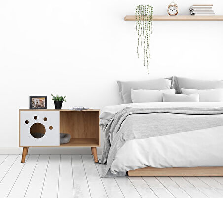 MeowCave Kedi Tuvaleti Mobilyası