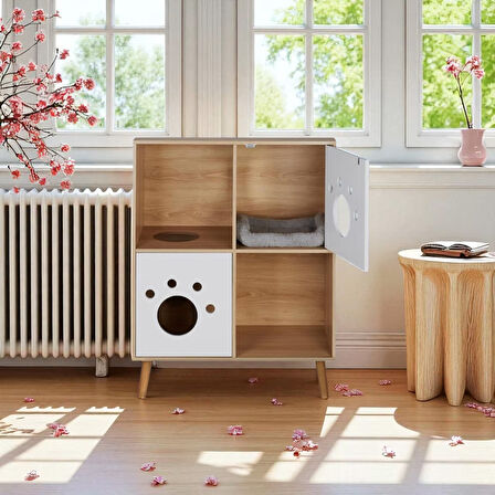 PawCab Modern Tasarımlı Kedi Dolabı