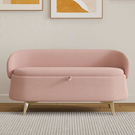 Napoli Depolama Alanlı Bench Pembe