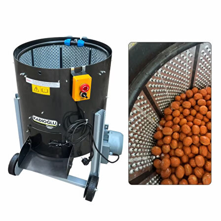 Kadıoğlu CKS100 Rendeli Ceviz Soyma Makinesi 100 Litre  70 kg ZENTRACKS100