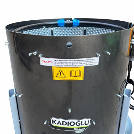 Kadıoğlu CKS100 Rendeli Ceviz Soyma Makinesi 100 Litre  70 kg ZENTRACKS100
