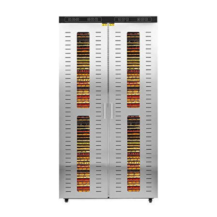 Dalle SS-116H Paslanmaz Büyük Hacimli Gıda Kurutma Makinesi 116 tepsi ZENTRASS-116H