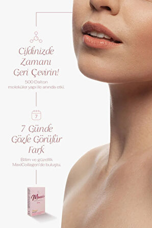 Maxi Collegen, Maxi Kalojen 7 Günde Etkili Tripeptit Kolajen, Hyaluronik Asit, Seramid (20 ŞASE)