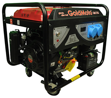 GoldMoto GM12BJ Benzinli Jeneratör 12kVA Monofaze Marşlı ZENTRA