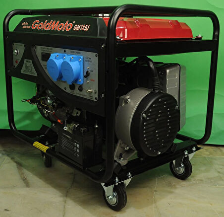 GoldMoto GM12BJ Benzinli Jeneratör 12kVA Monofaze Marşlı ZENTRA