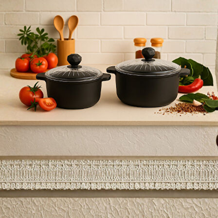 Kristal İkili Derin Tencere 20 - 24 Cm