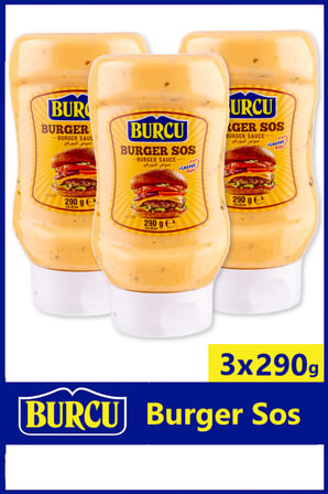 Burcu Burger Sos 290 gr x 3 Adet