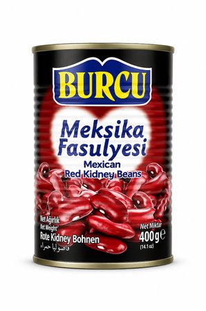 Burcu Kırmızı Meksika Fasulyesi Konservesi 400 gr x 4 Adet
