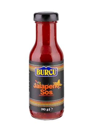 Burcu Jalapeno Sos Cam Kavanoz 310 gr x 3 Adet