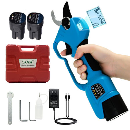 Suca SC 8610 LED Ekranlı Akülü Şarjlı Budama Makası