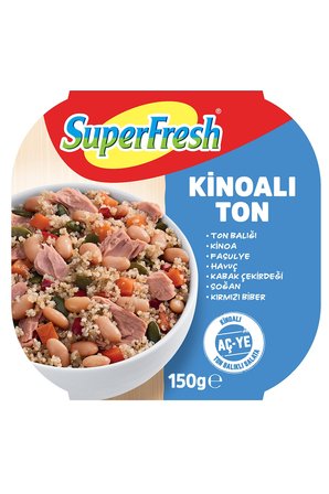 Superfresh Aç Ye Ton Balığı 150 gr x 3 Adet (Mısırlı, Kinoalı, Meksika Fasulyeli)