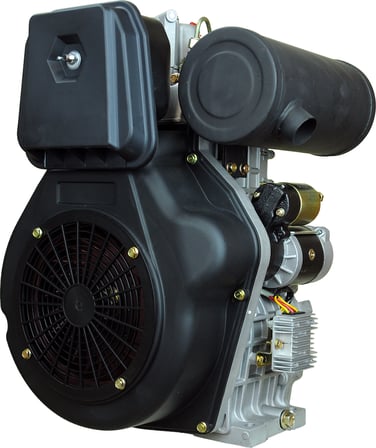 GoldMoto Dizel Motor 14Hp Marşlı Krank Mili Konik GM1100F-G3