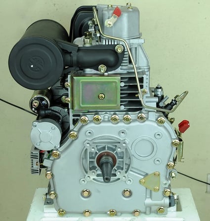 GoldMoto Dizel Motor 15Hp Marşlı Krank Mili Konik GM1100F-G1A