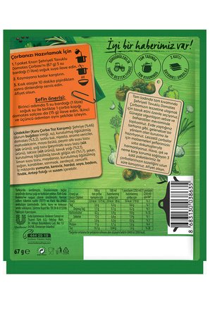 Knorr Şehriyeli Tavuklu Domates Çorbası 67 gr x 6 Adet