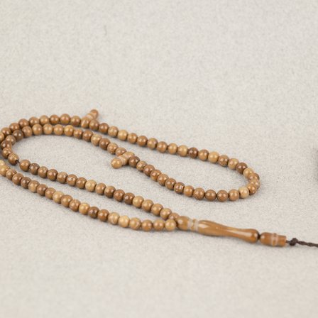Orijinal Doğal Kuka 99'luk Küre Kesim 4mm Namaz Tesbihi