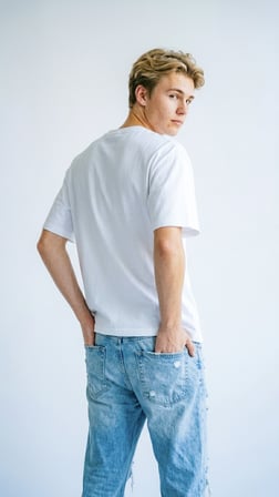Unisex Ay Yıldız Baskılı Beyaz T-Shirt - Türk Bayrağı Tasarımlı Pamuklu Oversize Tişört Beyaz / XXL