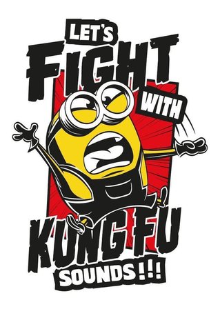 Minions ütü ile uygulanabilen DTF tekstil baskı