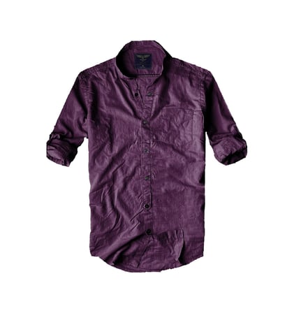 Alaska The Last Frontier Slim Fit Saf Pamuk Kumaş Hakim Yaka Uzun Kol Gömlek-çizgili Koyu Mavi- Çok Renkli S mor / S