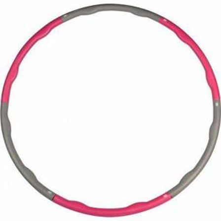 Delux Serisi Hareket Bedensel HLP-100 1,2 kg Ağırlıklı Hulohop Gri-Pembe