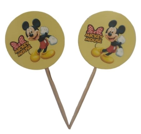 Özel Seri Çocuk Parti Gereci Doğum Günü MICKEY MOUSE KÜRDAN 10lu