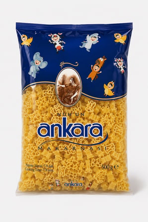 Nuh'un Ankara Hayvan Figürlü Makarna 500 gr x 5 Adet